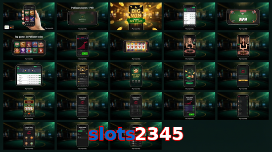 Main screen of Slots2345 bet page for PK players