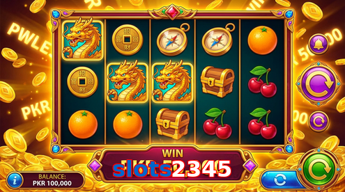 Main screen of Slots2345 pg page for PK players